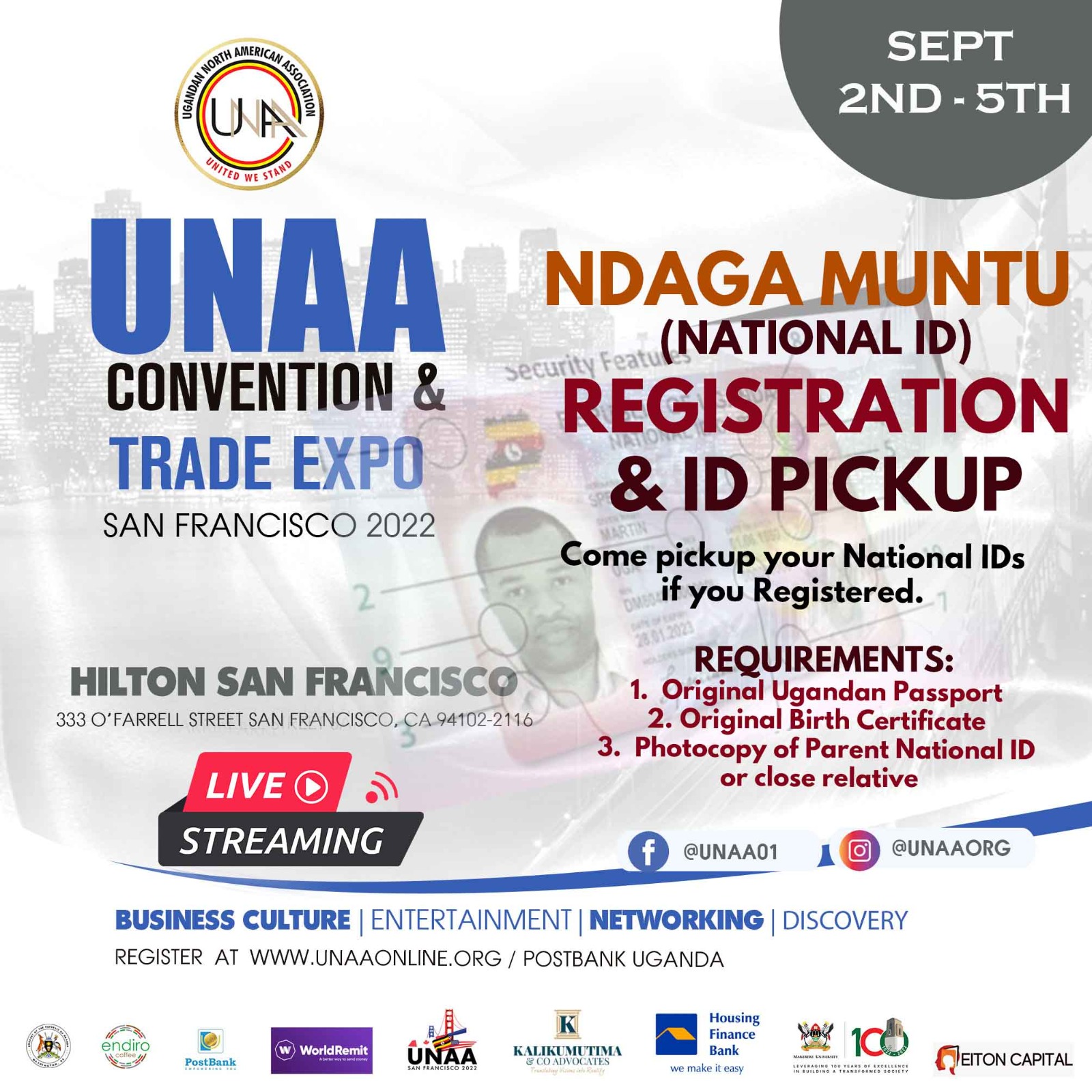 Ndaga Muntu at the  34th UNAA Convention